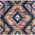 thumbnail image 1 of Unique Loom Tagine Collection Area Rug - Seema (5' 3" Square Blue/Black), 1 of 6