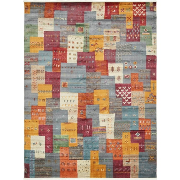 Unique Loom Sequoia Canyon Contemporary Abstract Area Rug or Runner