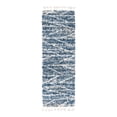 thumbnail image 1 of Unique Loom Serenity Shag Collection Area Rug - Castries (2' x 6' Runner Blue/Ivory), 1 of 11