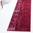 thumbnail image 1 of Unique Loom Valencia Collection Area Rug - Seville (2' x 6' 1" Runner Red/Ivory), 1 of 5