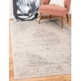 thumbnail image 1 of Unique Loom Shadow Paris Rug , 8' 0" x 10' 0" ,Dark Gray, 1 of 5