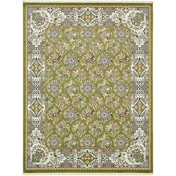 Unique Loom Sheffield Narenj Vintage Floral Area Rug or Runner