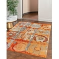 thumbnail image 1 of Unique Loom Sierra Estrella Rug , 8' 0" x 11' 0" ,Orange, 1 of 7