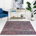 thumbnail image 1 of Unique Loom Sisu Collection Area Rug - Kolkata (7' 3" Square Multi/Black), 1 of 6