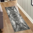 thumbnail image 1 of Unique Loom Sofia Collection Area Rug - Albert (2' x 9' 10" Runner Dark Gray/Gray), 1 of 7