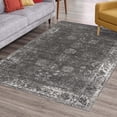 thumbnail image 1 of Unique Loom Sofia Collection Area Rug - Casino (10' x 13' Rectangle Dark Gray/Ivory), 1 of 10