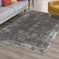 thumbnail image 1 of Unique Loom Sofia Collection Area Rug - Casino (10' x 13' Rectangle Dark Gray/Ivory), 1 of 10