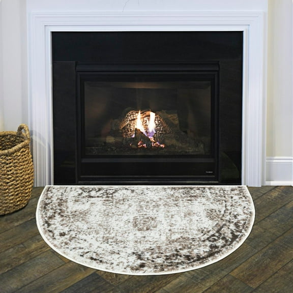 Unique Loom Sofia Collection Area Rug - Casino (2' 2" x 3' 7" Hearth Beige/Tan)