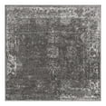 thumbnail image 1 of Unique Loom Sofia Collection Area Rug - Casino (3' 1" Square Dark Gray/Ivory), 1 of 10