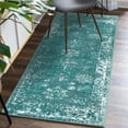 thumbnail image 1 of Unique Loom Sofia Collection Area Rug - Casino (3' 3" x 16' 5" Runner Turquoise/Ivory), 1 of 10