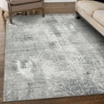 thumbnail image 1 of Unique Loom Sofia Collection Area Rug - Rainier (3' 3" x 5' 3" Rectangle Dark Gray/Gray), 1 of 7
