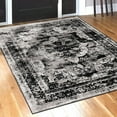 thumbnail image 1 of Unique Loom Sofia Collection Area Rug - Salle Garnier (10' x 13' Rectangle Black/Ivory), 1 of 6