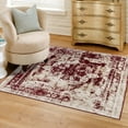 thumbnail image 1 of Unique Loom Sofia Collection Area Rug - Salle Garnier (6' 1" Square Burgundy/Ivory), 1 of 7