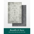 thumbnail image 1 of Unique Loom Sofia Collection - Casino Area Rug and Rug Pad Bundle (5' 3" x 8' Rectangle Gray/Beige), 1 of 9