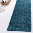 thumbnail image 1 of Unique Loom Soft Solid Shag Collection Area Rug - Aras (2' 7" x 13' 1" Runner Turquoise), 1 of 7