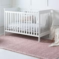 thumbnail image 1 of Unique Loom Soft Solid Shag Collection Area Rug - Aras (6' 1" x 9' Rectangle Pink), 1 of 7