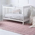 thumbnail image 1 of Unique Loom Soft Solid Shag Collection Area Rug - Aras (8' x 11' Rectangle Pink), 1 of 7