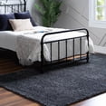 thumbnail image 1 of Unique Loom Soft Solid Shag Collection Area Rug - Aras (9' x 12' 2" Rectangle Smoke Gray), 1 of 7