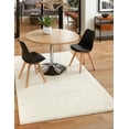 thumbnail image 1 of Unique Loom Solace Comfort Solid Shag Rug ,Rectangle,9' 10" x 13' 11" Snow White Shag Solid Living Room Bed Room Dining Room, 1 of 6