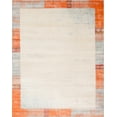 thumbnail image 1 of Unique Loom Solaris Rectangular Distressed Modern Area Rugs, Orange, 1 of 8