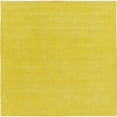 thumbnail image 1 of Unique Loom Solid Gava Collection Area Rug - Solid Gava (9' 10" Square Yellow), 1 of 5