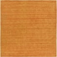 thumbnail image 1 of Unique Loom Solid Gava Solid Gava Rug Orange 9' 10" Square Solid Modern Perfect For Dining Room Living Room Bed Room, 1 of 6