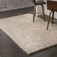 thumbnail image 1 of Unique Loom Solid Shag Collection Area Rug (2' x 3' 1" Rectangle Taupe), 1 of 7