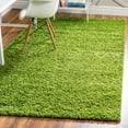 thumbnail image 1 of Unique Loom Solid Shag Collection Area Rug (6' 1" x 9' Rectangle Grass Green), 1 of 7