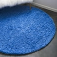 thumbnail image 1 of Unique Loom Solid Shag Collection Area Rug (7' 1" Round Periwinkle Blue), 1 of 7
