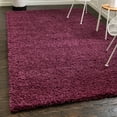 thumbnail image 1 of Unique Loom Solid Shag Collection Area Rug (7' 10" x 11' Rectangle Eggplant Purple), 1 of 6