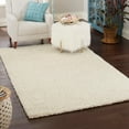 thumbnail image 1 of Unique Loom Solid Shag Collection Area Rug (7' 10" x 11' Rectangle Pure Ivory), 1 of 7
