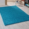 thumbnail image 1 of Unique Loom Solid Shag Collection Area Rug (9' x 12' Rectangle Turquoise), 1 of 7