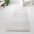 thumbnail image 1 of Unique Loom Solo Collection Area Rug - Calabasas (2' 2" x 13' 1" Runner Snow White), 1 of 7
