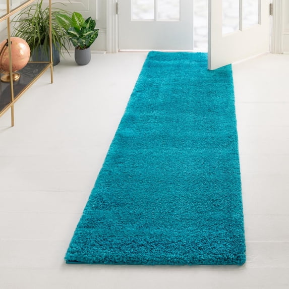 Unique Loom Solo Collection Area Rug - Calabasas (2' 2" x 6' 7" Runner Turquoise)