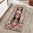 thumbnail image 1 of Unique Loom Tagine Collection Area Rug - Soraya (2' 7" x 12' Runner Terracotta/Black), 1 of 6