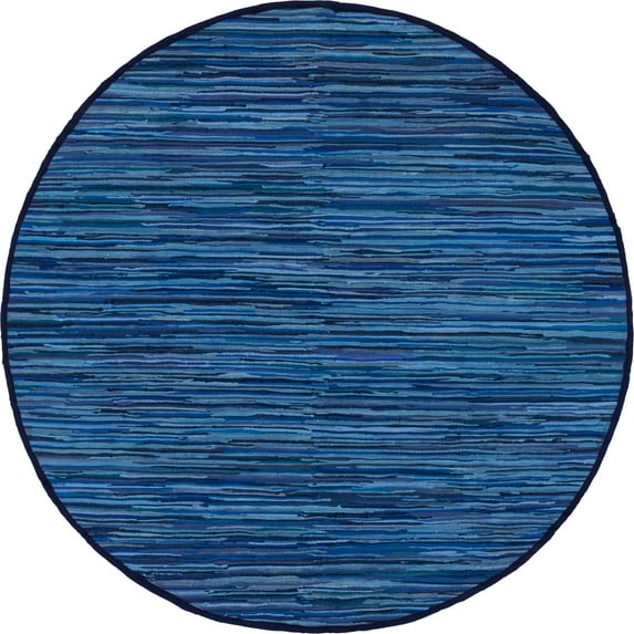 Unique Loom Striped Chindi Cotton Rug
