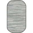 thumbnail image 1 of Unique Loom Striped Modern Area Rug, Gray, 60" x 39", 1 of 2