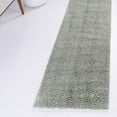thumbnail image 1 of Unique Loom Studio Solid Shag Collection Area Rug - Sky (2' x 6' 9" Runner Sage Green), 1 of 7