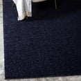 thumbnail image 1 of Unique Loom Studio Solid Shag Collection Area Rug - Sky (5' 1" x 8' Rectangle Midnight Blue), 1 of 6