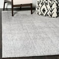 thumbnail image 1 of Unique Loom Studio Solid Shag Collection Area Rug - Sky (9' x 12' 2" Rectangle Light Gray/Gray), 1 of 6