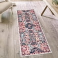 thumbnail image 1 of Unique Loom Sumter Collection Area Rug - Aiken (2' x 6' 1" Runner Pink/Navy Blue), 1 of 6
