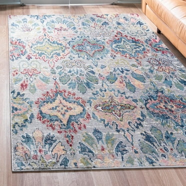 Unique Loom Sumter Collection Area Rug - Brewton (5' 1" x 8' Rectangle Multi/Blue)