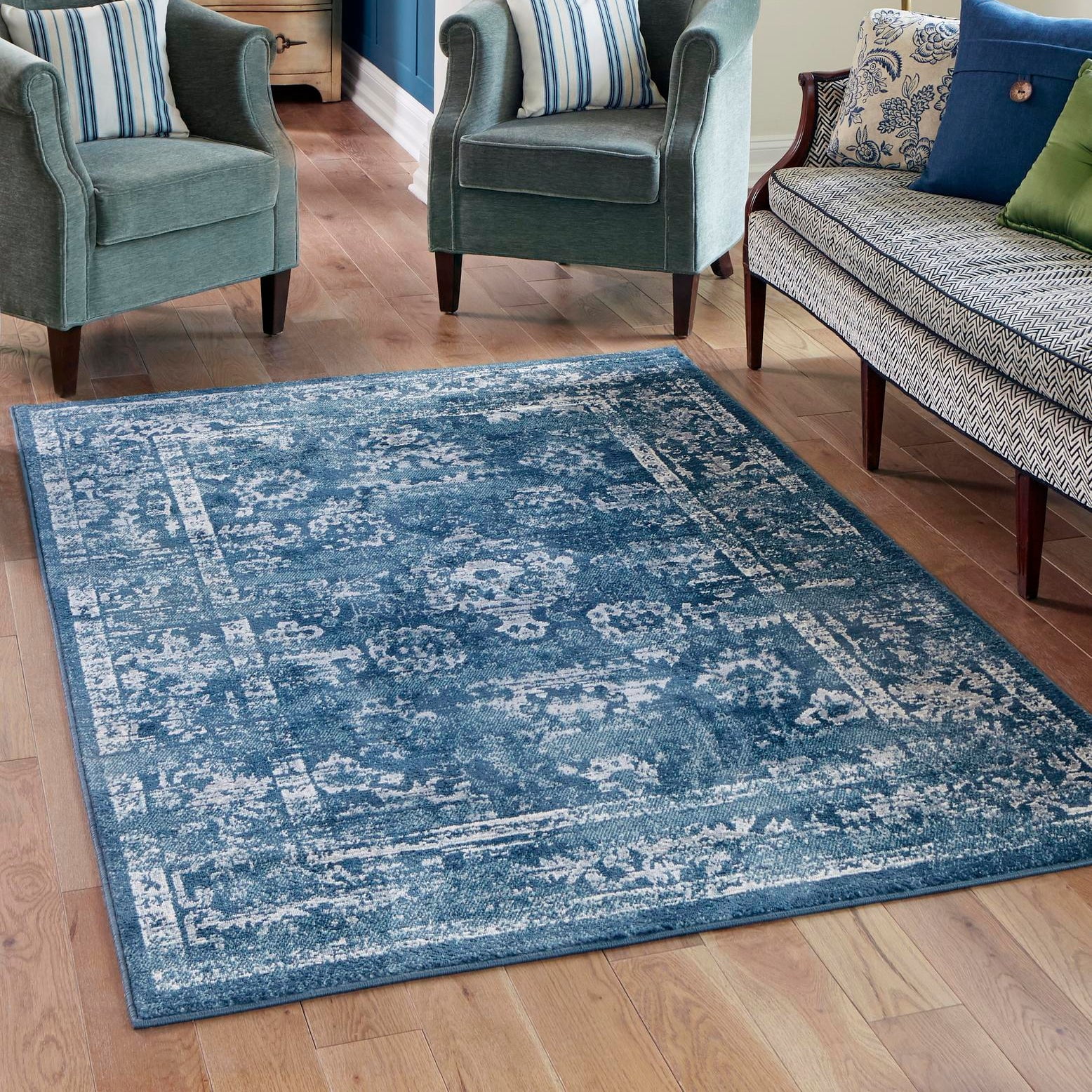 Unique Loom Sumter Collection Area Rug - Edmunds (8' x 10' Rectangle ...