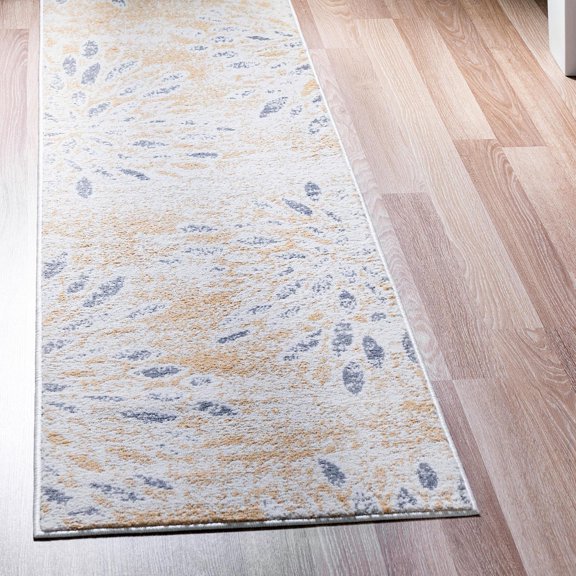 Unique Loom Sumter Collection Area Rug - Rhett (2' 7" x 10' Runner Yellow/Gray)