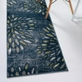 thumbnail image 1 of Unique Loom Sumter Collection Area Rug - Rhett (2' x 6' 1" Runner Navy Blue/Ivory), 1 of 6