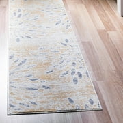 Unique Loom Sumter Collection Area Rug - Rhett (2 x 6 1 Runner Yellow/Gray)