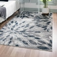 thumbnail image 1 of Unique Loom Sumter Collection Area Rug - Rhett (5' 1" x 8' Rectangle Gray/Navy Blue), 1 of 6