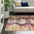 thumbnail image 1 of Unique Loom Vivid Collection Area Rug - Surat (6' x 9' Rectangle Multi/Black), 1 of 9