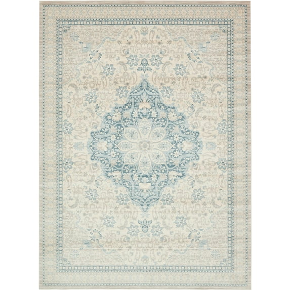 Unique Loom Sycamore Paris Vintage Geometric Area Rug or Runner
