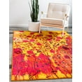 thumbnail image 1 of Unique Loom Symphonia Estrella Rug , 3' 3" x 5' 3" ,Yellow, 1 of 7